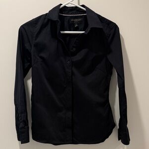 Banana Republic Women's Black Button Down Shirt